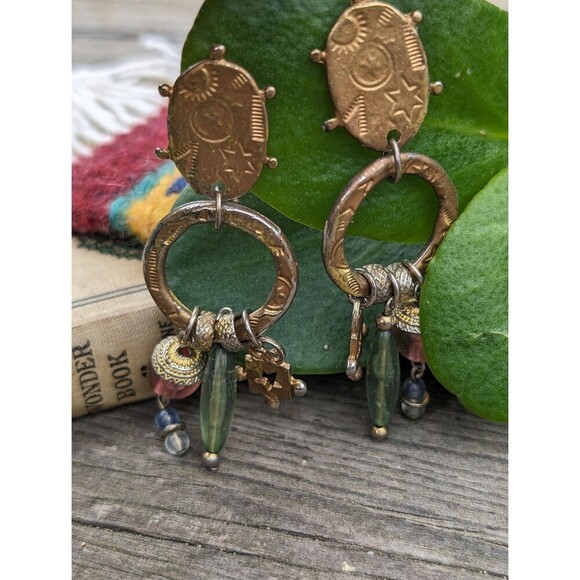 Bohemian Vintage Southwestern Earrings - Picture 6 of 9